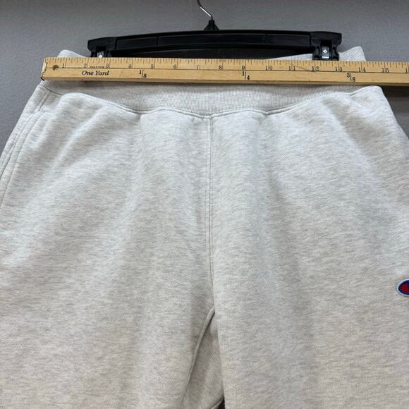 Champion Joggers Unisex M Grey Purple Green Reverse Weave Vintage Athleisure - Picture 13 of 16